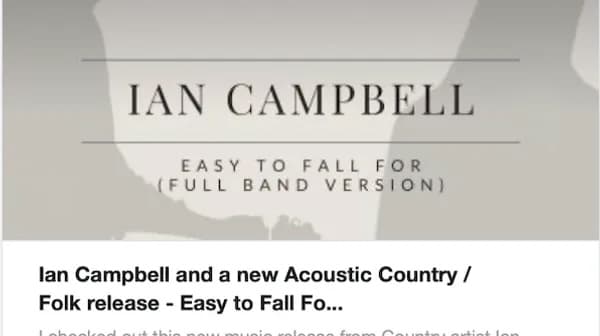 New Music Review: Easy to Fall For (Full Band Version)