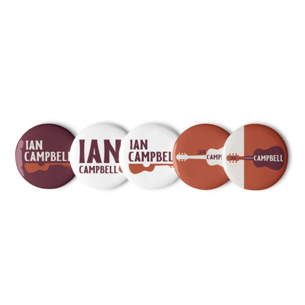 Ian Campbell pin buttons