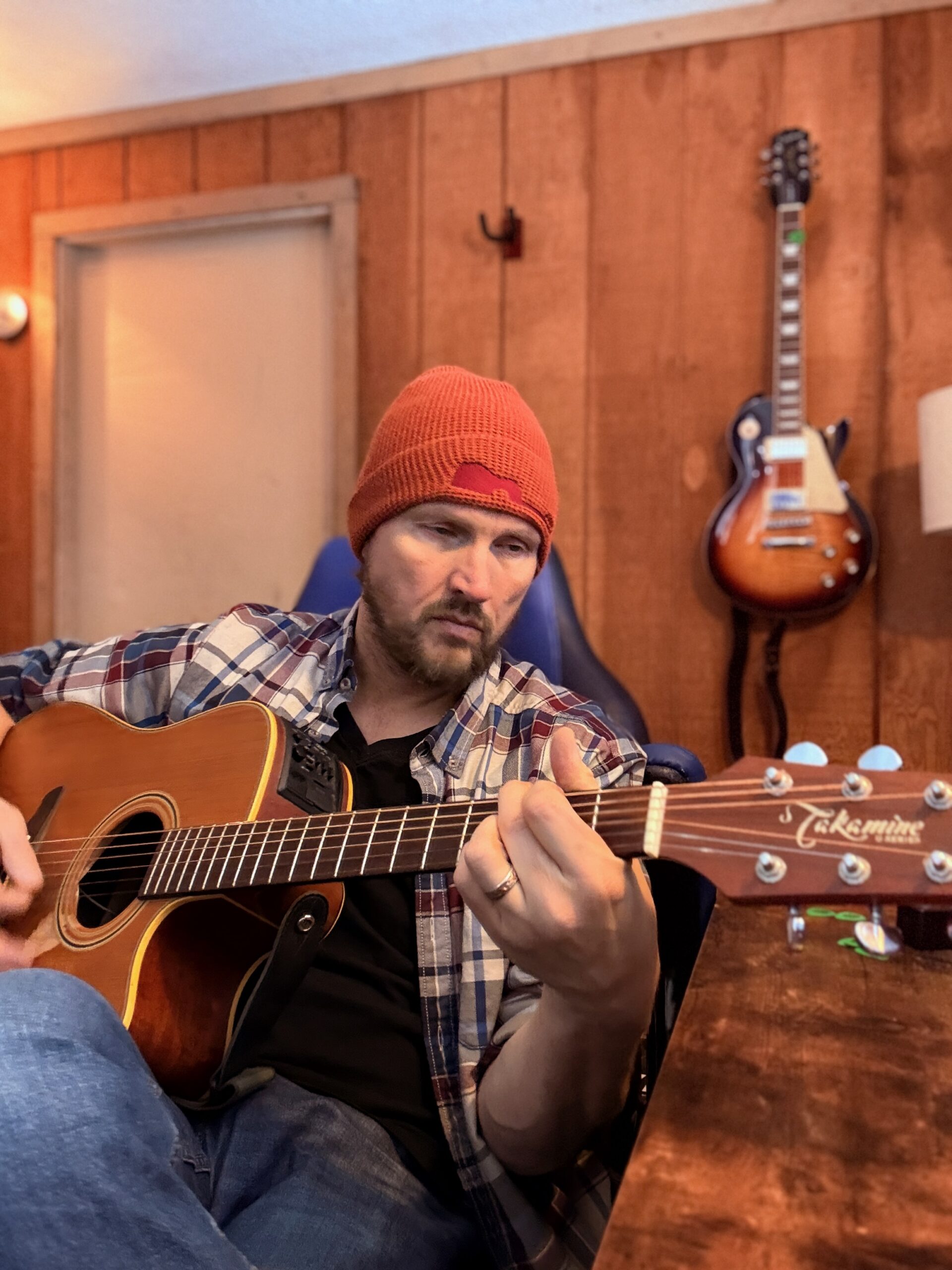 Guitar Logo Waffle beanie - Image 4