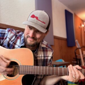 Guitar Logo Trucker Hat